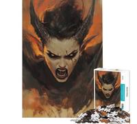Puzzle 1000 pièces pour Adultes La Fureur hurlante des abysses (38x26cm) Décoration Murale Jeu d'analyse et de logique Idée Cadeau Unique pour Un Anniversaire