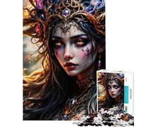Puzzle 1000 pièces pour Adultes La Reine des Elfes Jeu de Puzzle Familial Idéal pour Passer Le Temps à la Maison Cadeau Parfait pour Toute la Famille (Dimensions 38x26cm)