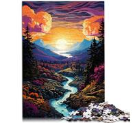 Puzzle 1000 pièces pour Adultes La vallée est vaste Jeu éducatif Jouet de défi 26x38cm Anniversaire Unique et Cadeaux pour Adolescent 14 Ans et Plus
