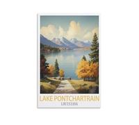 Puzzle 1000 pièces pour Adultes - Lac Pontchartrain, Louisiane - Jeu éducatif - Décoration intérieure - 38 x 52 cm