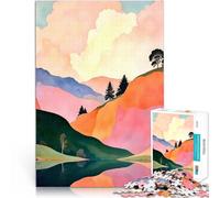 Puzzle 1000 pièces pour Adultes l'amour dans l'air Réduction du Stress intéressante avec des pièces de Formes aléatoires entièrement imbriquées 38x26cm