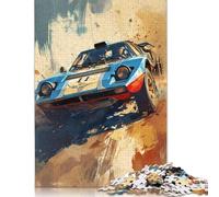 Puzzle 1000 pièces pour Adultes Lancia Stratos HF 1974 Puzzle en Bois pour Enfants Jouets de Divertissement Familial 1000 pièces (75 x 50 cm)