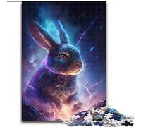 Puzzle 1000 pièces pour Adultes Lapin Magique en Bois, pour Les 14 Ans et Plus, 50x75cm, Jeu de réflexion pour Adolescents, pour Les fêtes
