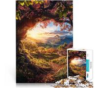 Puzzle 1000 pièces pour Adultes l'appel du château Jeux éducatifs Décoration d'intérieur Convient pour la décoration de Bureau 38x26cm