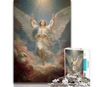 Puzzle 1000 pièces pour Adultes L'Archange Gabriel, Jeux éducatifs, décoration d'intérieur, Cadeau d'anniversaire, Art Mural (Taille 38x26cm)