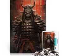 Puzzle 1000 pièces pour Adultes l'art du samouraï Fait de Papier，pour Les 14 Ans et Plus Décoration d'intérieur Cadeaux pour Les Amis et la Famille。Taille：38x52cm/14.9x20.4pouce