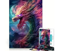 Puzzle 1000 pièces pour Adultes « Le Cauchemar du Dragon » (50x75cm) Jeu Amusant et Relaxant Cadeau d'anniversaire idéal