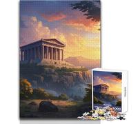 Puzzle 1000 pièces pour Adultes « Le Crépuscule des Dieux » - Jeu Impossible - Découpe de précision - Idée Cadeau pour Un Père Noël Secret - Dimensions : 38x26cm