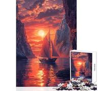 Puzzle 1000 pièces pour Adultes Le Dernier Navire Décoration Jouet œuvre d'art Cadeau éducatif avec Le Père Noël Dimensions 38x52cm