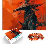 Puzzle 1000 pièces pour Adultes Le Dernier Samouraï Entraînez Votre Cerveau et Vos Mains Décoration d'intérieur et Cadeaux Uniques 75x50cm