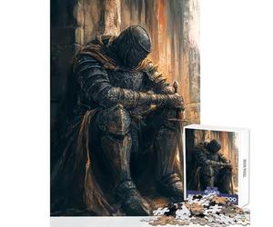 Puzzle 1000 pièces pour Adultes « Le fardeau du Devoir » Jeu éducatif Cadeau d'anniversaire Amusant avec Poster et fiche de Questions Assortis Dimensions 38x52cm