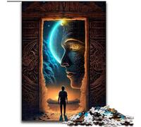 Puzzle 1000 pièces pour Adultes Le Gardien en Bois, Cadeau pour Hommes et Femmes, pour Tous Les Jours et Occasions spéciales, 1000 pièces(50x75cm)