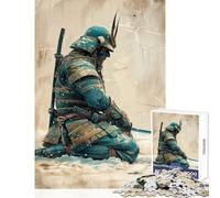 Puzzle 1000 pièces pour Adultes « Le Guerrier Silencieux » Décoration Murale Jeu de détente avec pièces de Formes aléatoires Parfaitement emboîtables Dimensions 38x26cm