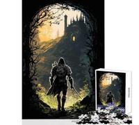 Puzzle 1000 pièces pour Adultes Le Guerrier Solitaire Jeu Anti-Stress Idée Cadeau Originale Casse-tête et détente intellectuelle Dimensions 38x52cm