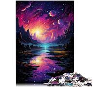 Puzzle 1000 pièces pour Adultes : Le lac Cosmique - Jeu Stimulant - 26 x 38 cm - Cadeau d'anniversaire Cadeaux décoration Murale