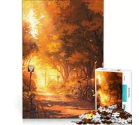 Puzzle 1000 pièces pour Adultes Le Long Chemin Jeu Pratique Difficile et Stimulant idéal pour décorer Un Bureau 50x75cm