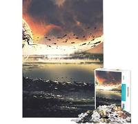 Puzzle 1000 pièces pour Adultes Le Magicien de la Mort Décoration Murale Cadeau de Noël ou d'anniversaire (50x75cm)