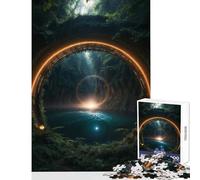 Puzzle 1000 pièces pour Adultes « Le Pont vers Un Autre Monde » Jeu de Construction à Faire soi-même et Jeu passionnant pour réduire Le Stress Dimensions 38x26cm