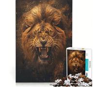 Puzzle 1000 pièces pour Adultes Le Roi Lion Jeu de Construction améliore la mémoire idéal comme Cadeau pour Toute la Famille 38x52cm