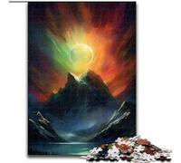 Puzzle 1000 pièces pour Adultes Le Soleil et Les Orages Puzzles en Carton, idéal pour Les Anniversaires, Halloween, Thanksgiving, Pâques 1000 pièces(26x38cm)