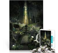 Puzzle 1000 pièces pour Adultes L'épée légendaire Défi Difficile pour soulager Le Stress Jeu éducatif pour Anniversaire, Noël 75x50cm