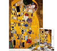 Puzzle 1000 pièces pour Adultes Les Baisers Jeu éducatif défi Difficile décoration Murale pour Anniversaire Noël (38x26cm)