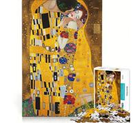 Puzzle 1000 pièces pour Adultes Les Baisers Jeu Pratique Difficile et Stimulant idéal pour décorer Un Bureau 38x52cm