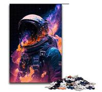 Puzzle 1000 pièces pour Adultes Les Chroniques de l'explorateur Cosmique Illustration Cadeau d'anniversaire Décoration Murale 75x50cm