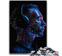 Puzzle 1000 pièces pour Adultes Les Gens Qui écoutent de la Musique aident Le Cerveau à s'exercer Jouets addictifs pour cultiver la Patience Convient aux Couples 50x75cm