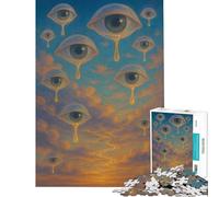 Puzzle 1000 pièces pour Adultes Les Larmes du Ciel (50x75cm) Décoration Murale pour Noël ou Un Anniversaire