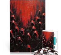 Puzzle 1000 pièces pour Adultes Les Ombres de l'empire Compétition de Vitesse Manuelle Liste de souhaits avec Le Père Noël 38x26cm