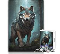 Puzzle 1000 pièces pour Adultes « L'histoire du Loup », Jeu éducatif, Cadeau d'anniversaire, Dimensions : 38x26cm