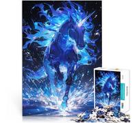 Puzzle 1000 pièces pour Adultes Licorne Créature légendaire pour Le Jeu éducatif Challenge Toy Cadeau Amusant 38x26cm