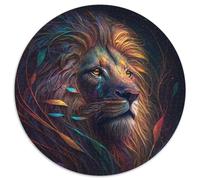 Puzzle 1000 pièces pour Adultes : Lion Magique, Casse-tête éducatif, décoration Artistique pour la Maison et Le Bureau, 14 Ans et Plus (Taille : 67,5 x 67,5 cm)
