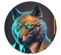 Puzzle 1000 pièces pour Adultes : Loup Manager en Costume Puzzles pour Adultes, Un défi créatif pour Les passionnés, pour se détendre (67,5x67,5cm)
