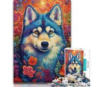 Puzzle 1000 pièces pour Adultes, Loups fantastiques pour Adolescents, activité Amusante pour la Maison, Jouets pour Les Jours de Pluie, Cadeaux d'anniversaire (Taille 75x50cm)