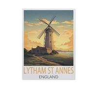 Puzzle 1000 Pièces pour Adultes，Lytham St Annes, Angleterre，Adultes Puzzles 1000 Pièces Puzzle pour Adultes Puzzle Adulte Difficile Et Défi（75x50cm）-K93