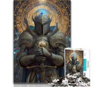 Puzzle 1000 pièces pour Adultes Magic Knight, Aide Le Cerveau à exercer des Jouets addictifs pour cultiver la Patience Collection d'artistes, Beaux-Arts 38x26cm