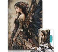 Puzzle 1000 pièces pour Adultes Magnifique Ange pour Adolescents. Relax Games est Un pour Toute la Famille (38x26cm).