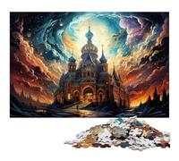 Puzzle 1000 pièces pour Adultes Magnifique château coloré Difficile idéal comme Cadeau et Jouet pour Adolescents de 14 Ans et Plus (1000 pièces 75 x 50 cm)
