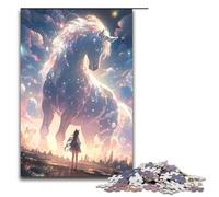 Puzzle 1000 pièces pour Adultes Magnifique Ciel étoilé Zodiaque Cheval activité familiale Jeu Familial Anti Stress défi Difficile 75 x 50 cm