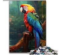 Puzzle 1000 pièces pour Adultes, Magnifique Puzzle Perroquet, Cadeau Amusant à Faire soi-même, adapté à la décoration de la Maison, du Salon ou du Bureau (Taille : 50x75cm)