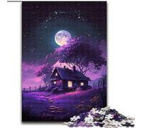 Puzzle 1000 pièces pour Adultes, Maison de Lavande, en Bois, Jeu Familial interactif, décoration d'intérieur à Faire soi-même, défi cérébral, Cadeau 1000 pièces(50x75cm)