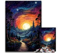 Puzzle 1000 pièces pour Adultes Marcher Seul la Nuit Puzzle en Papier Casse-tête Stimulant pour Adolescents Jeu interactif Amusant en Famille 1000 pièces (38x26cm)