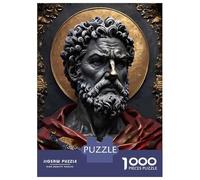 Puzzle 1000 Pièces pour Adultes Marcus Aurelius Art Puzzle Jeux Amusants Une Œuvre d'art Offrez-Le en Cadeau À Toute La Famille 52x38cm/1000pcs