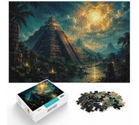 Puzzle 1000 pièces pour Adultes, Maya Pyramid in Desert