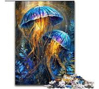 Puzzle 1000 pièces pour Adultes Méduse Magique Puzzle 1000 pièces Jeu interactif Familial, Cadeau défi cérébral (Taille 50x75cm)