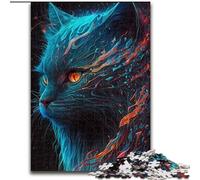 Puzzle 1000 pièces pour Adultes Merveilleux Chat Persan Puzzle 1000 pièces pour la décoration de la Maison et du Bureau, Cadeau Parfait pour Un Anniversaire Taille 26X38CM