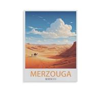 Puzzle 1000 Pièces pour Adultes，Merzouga Désert Maroc，Puzzle De Défi Cérébral pour Enfants, Jeux Éducatifs pour Enfants, Cadeau De Divertissement（75x50cm）-HE20