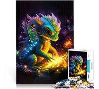 Puzzle 1000 pièces pour Adultes Mignon bébé Dragon Jouets Jeux éducatifs Soulagement du Stress Cadeau Amusant 38x52cm
